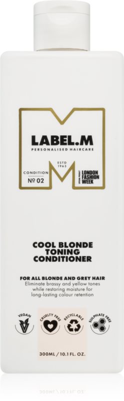 label.m Cool Blonde balsam pentru par blond 300 ml