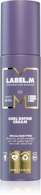 label.m Curl crema pentru definire pentru păr creț 150 ml