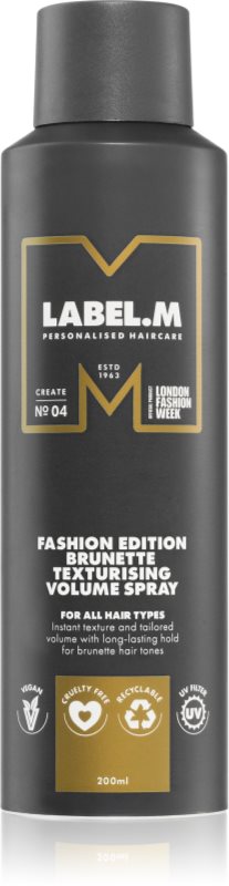 label.m Fashion Edition spray pentru volum pentru părul închis la culoare 200 ml