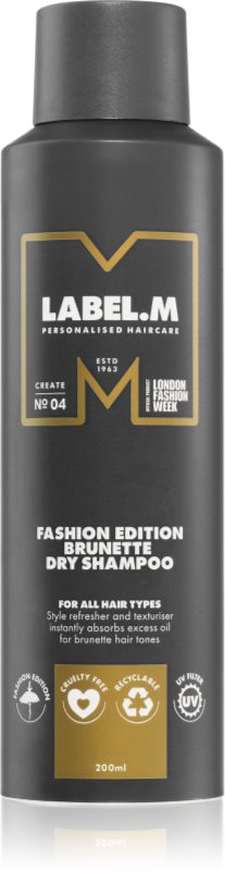 label.m Fashion Edition șampon uscat pentru părul închis la culoare 200 ml