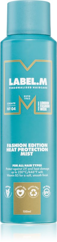 label.m Fashion Edition spray cu protecție termică, pentru aranjarea cu placa și cu ondulatorul 150 ml