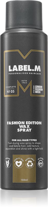 label.m Fashion Edition Wax Spray ceara de par Spray 150 ml