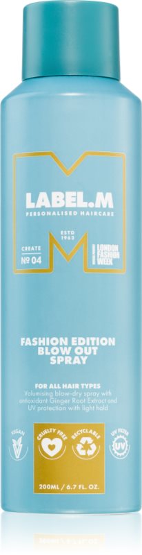 label.m Fashion Edition Spray feminin pentru elasticitatea naturală și volumul părului 200 ml