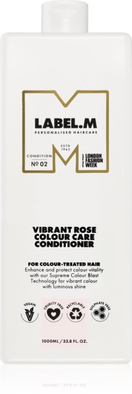 label.m Vibrant Rose Colour Care Conditioner balsam hidratant pentru păr vopsit 1000 ml