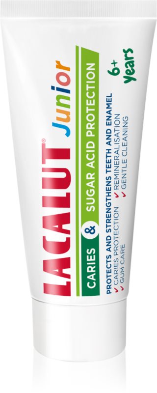 Lacalut Junior Sugar Acid Protection Pasta de dinti pentru copii. 6+ Years 55 ml