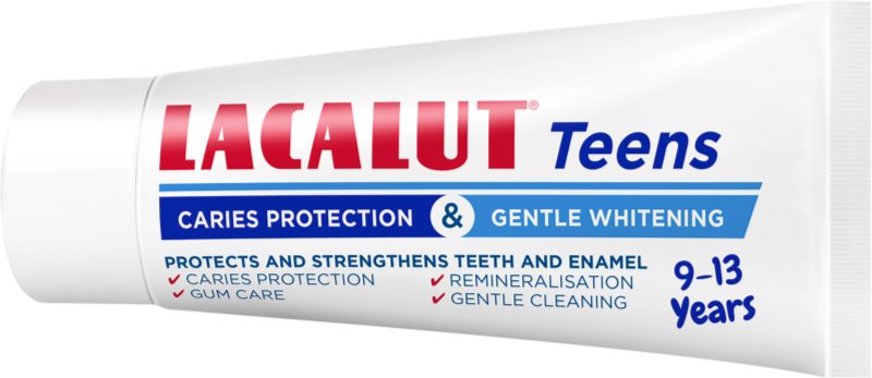 Lacalut Teens Caries Protection & Gentle Whitening pastă de dinți pentru copii 9-13 years 55 ml