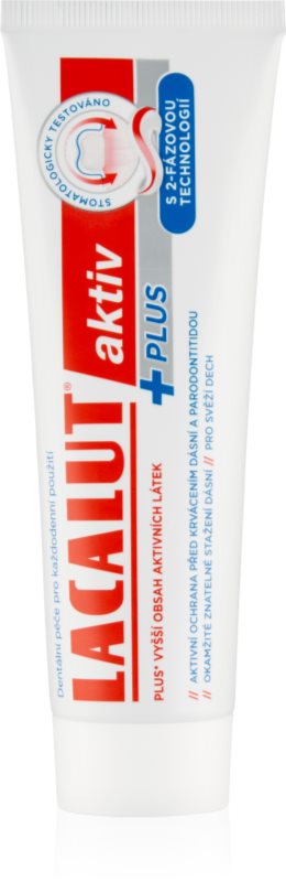 Lacalut Aktiv Plus pastă de dinți impotriva paradontozei 75 ml
