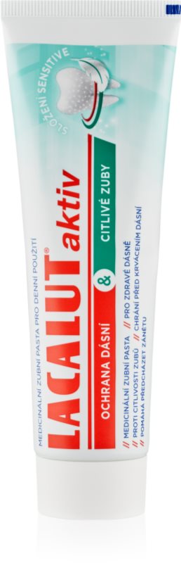 Lacalut Aktiv pastă de dinți pentru a proteja dintii si gingiile 75 ml