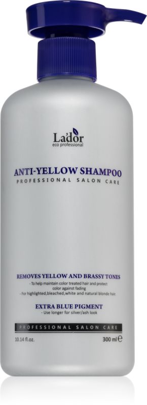 La'dor Anti-Yellow sampon tonifiant cu violete pentru par blond 300 ml