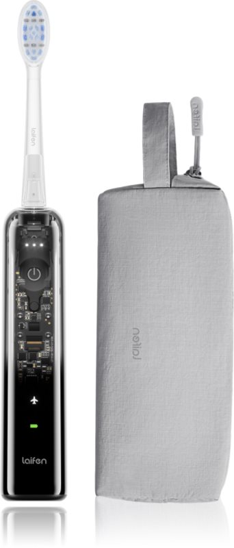 Laifen Wave Pro LFTBO2-PT ABS Transparent periuta de dinti electrica Black 1 buc