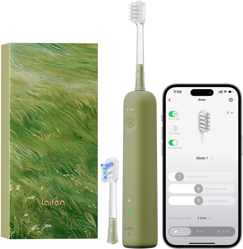 Laifen Wave Special periuta de dinti electrica + 2 capete de schimb