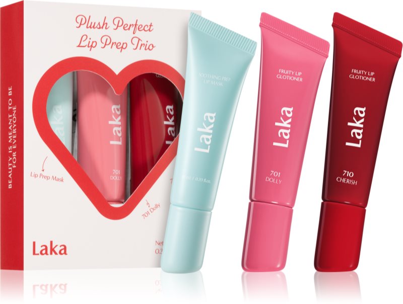 Laka Plush Perfect Lip Prep Trio set cadou de buze