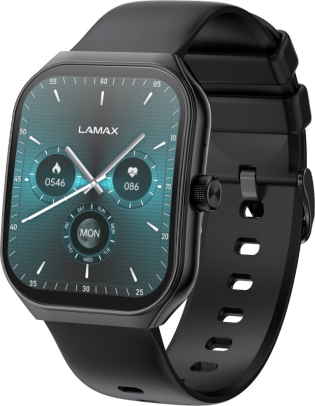 LAMAX Electronics Flow AMOLED Black ceas inteligent 1 buc