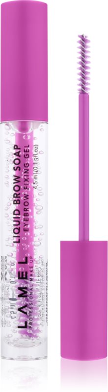 LAMEL Liquid Brow Soap Gel de fixare transparent pentru sprâncene 4,5 ml