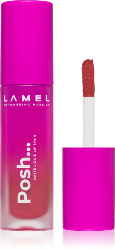 LAMEL Posh Matte Liquid Lip Stain ruj de buze lichid, mat și de lungă durată