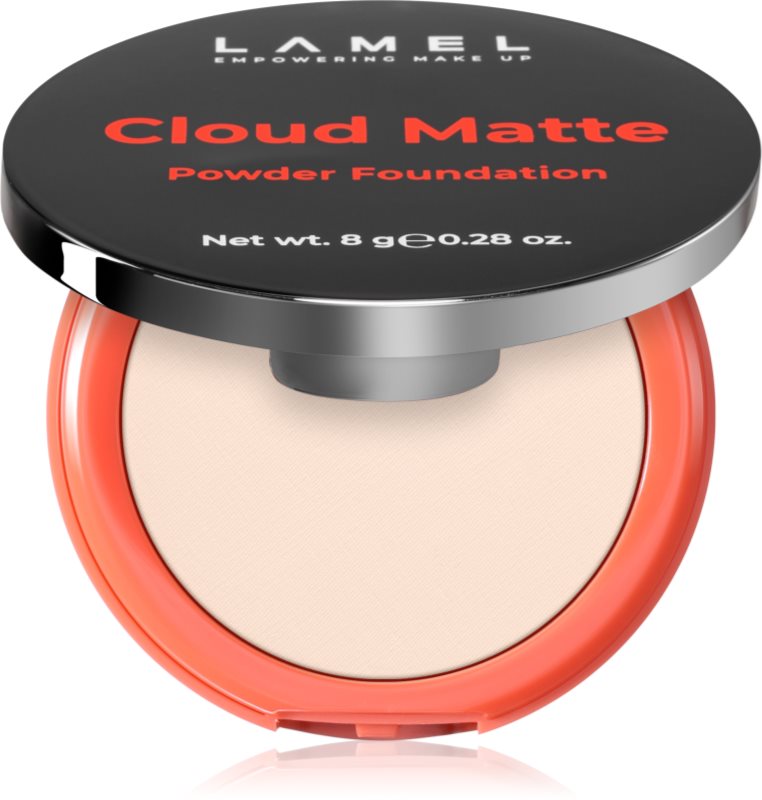 LAMEL Cloud Matte Powder Foundation pudra make up mata