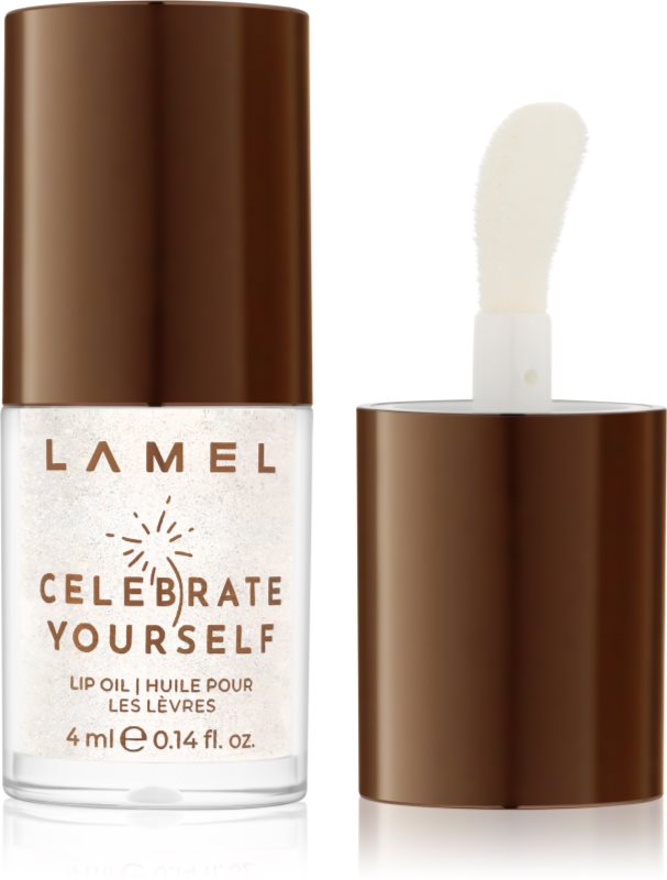 LAMEL Celebrate Yourself ulei pentru buze cu particule stralucitoare culoare 01 4 ml