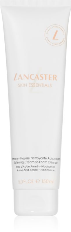 Lancaster Skin Essentials Softening Cream to Foam Cleanser spuma de curatat pentru femei 150 ml