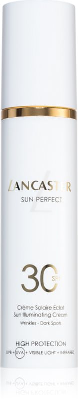 Lancaster Sun Perfect Sun Illuminating Cream SPF 30 crema de zi radianta pentru riduri si pete SPF 30 50 ml
