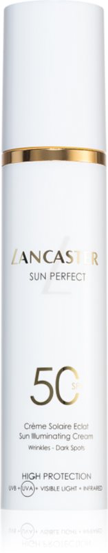 Lancaster Sun Perfect Sun Illuminating Cream SPF 50 crema de zi radianta pentru riduri si pete SPF 50 50 ml