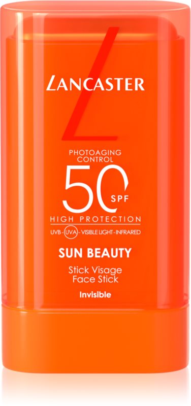 Lancaster Sun Beauty Face Stick baton cu protectie solara pentru față și gât SPF 50 19 g