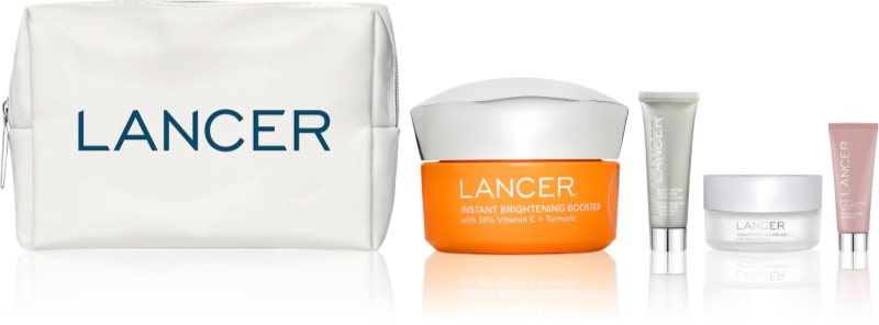 LANCER INSTANT GLOWING Set set pentru strălucirea și netezirea pielii