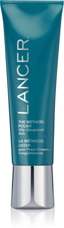 LANCER THE METHOD POLISH Oily-Congested Skin Cremă de curățare cu efect de peeling pentru ten gras 120 ml