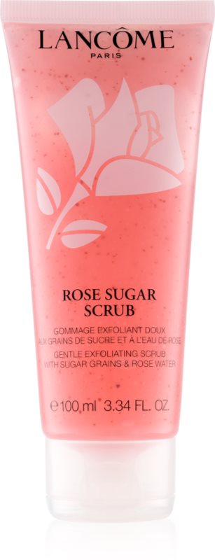 Lancôme Rose Sugar Scrub exfoliant pentru netezire pentru piele sensibilă 100 ml