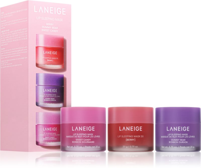 LANEIGE Lip Sleeping Mask masca de noapte cu efect de regenerare de buze výhodné balení