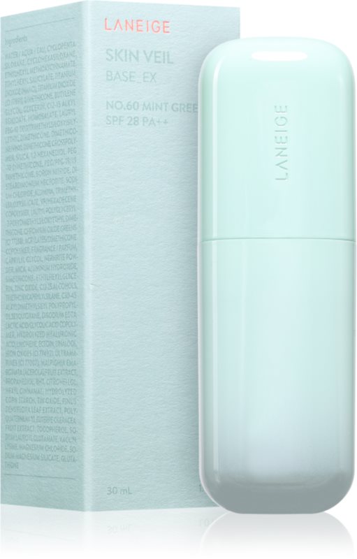 LANEIGE Skin Veil Base EX bază de machiaj corectoare culoare Mint Green 30 ml