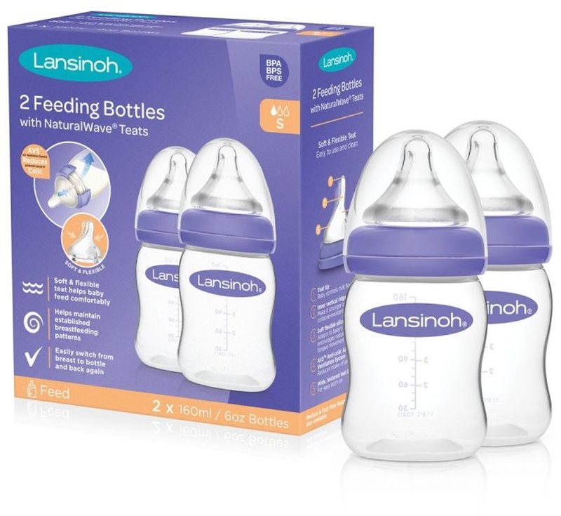 Lansinoh NaturalWave biberon pentru sugari