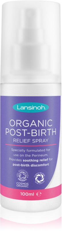 Lansinoh Organic Post-Birth spray calmant pentru mămici 100 ml