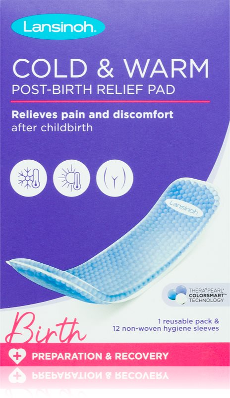 Lansinoh Cold & Warm Post-birth Relief Pad absorbant postpartum reutilizabil 1 buc