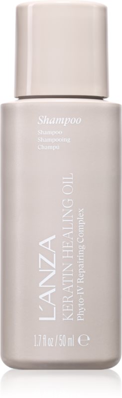 L'anza Keratin Healing Oil Lustrous Shampoo sampon revitalizant pentru par deteriorat 50 ml