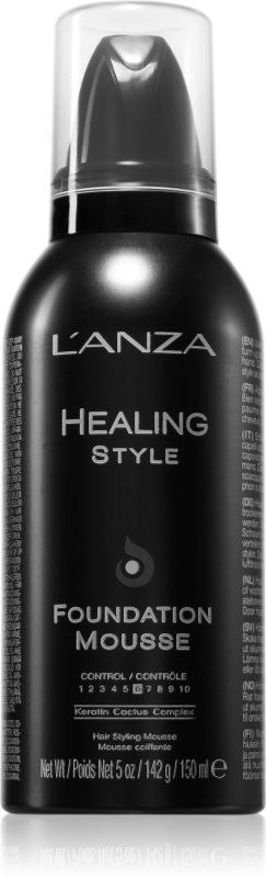L'anza Healing Style Foundation Mousse spumă de păr pentru un styling neted si plin de volum 142 ml