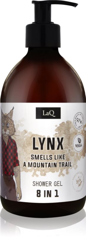 LaQ Lynx From Mountain gel de dus racoritor 8 in 1 500 ml