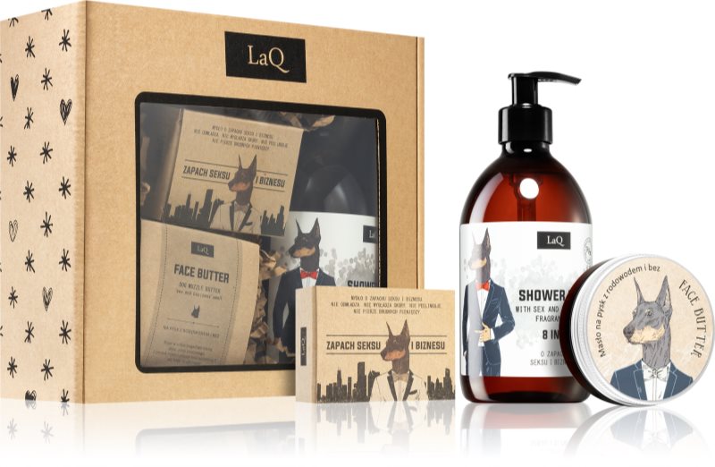LaQ Doberman set cadou pentru look perfect pentru bărbați