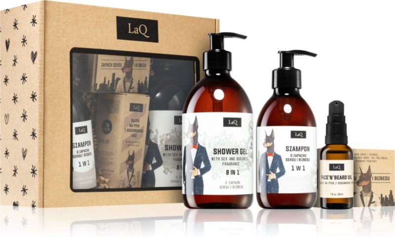 LaQ Doberman set cadou pentru look perfect pentru bărbați