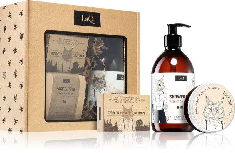 LaQ Lynx From Mountain set cadou pentru look perfect pentru bărbați