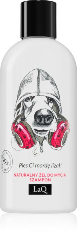 LaQ Music Purifies Cool Dogy 2 in 1 gel de dus si sampon 300 ml