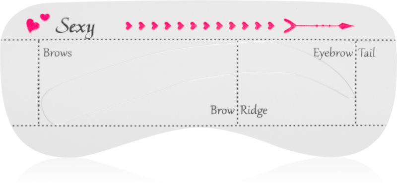 Lash Brow Eyebrow Stencil șabloane pentru sprâncene 10 buc