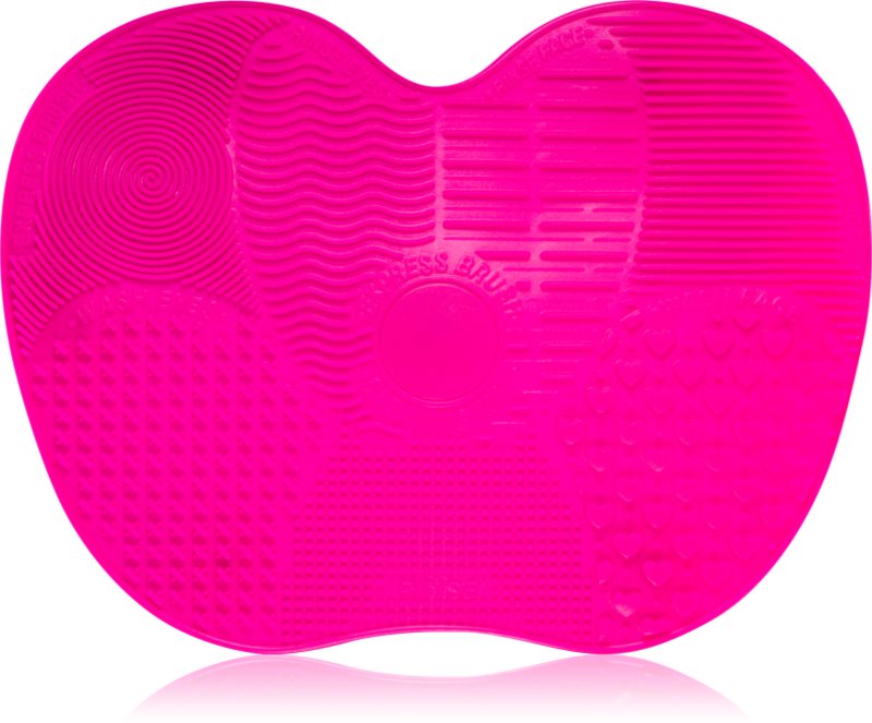 Lash Brow Silicone Make-up Brush Wash Matte Pink suport pentru curățarea pensulelor mărime XL 1 buc