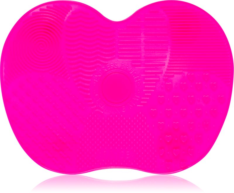 Lash Brow Silicone Make-up Brush Wash Matte Pink suport pentru curățarea pensulelor mărime S 1 buc
