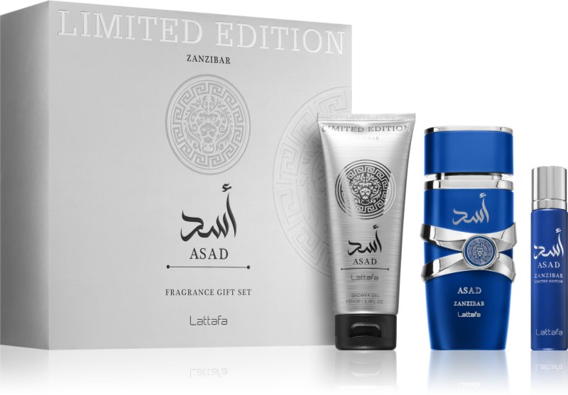Lattafa Asad Zanzibar set cadou pentru bărbați 1 buc