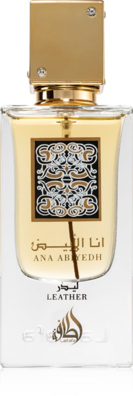 Lattafa Ana Abiyedh Leather Eau de Parfum pentru bărbați 60 ml