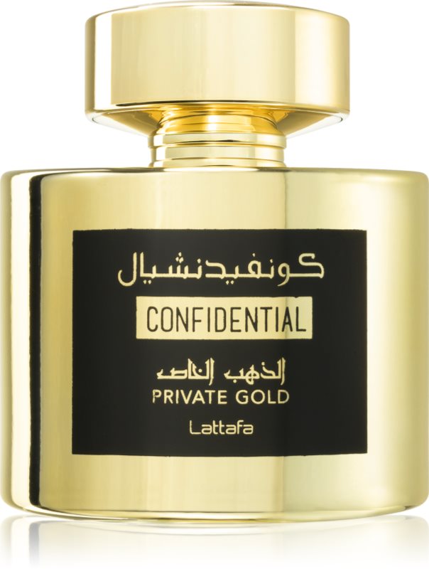 Lattafa Confidential Private Gold Eau de Parfum unisex 100 ml