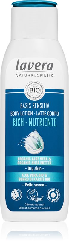 Lavera Basis Sensitiv lapte de corp intens hrănitor pentru piele uscata 250 ml