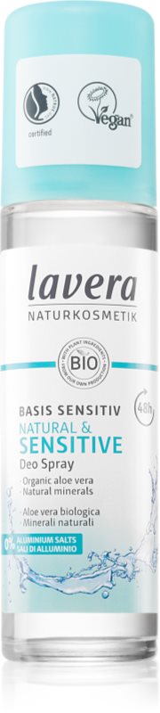 Lavera Basis Sensitiv Deo cu atomizor 48 de ore 75 ml