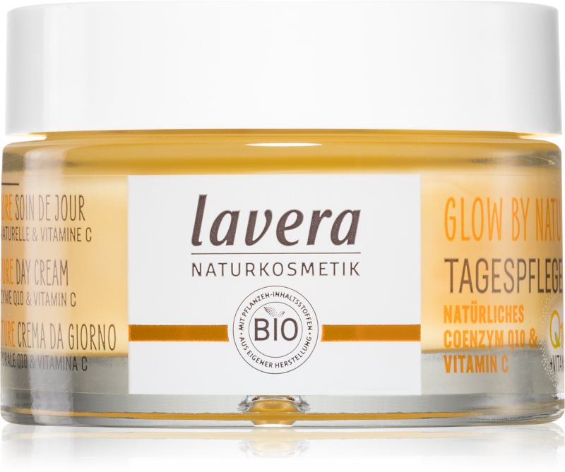 Lavera Glow by Nature crema de zi cu efect revigorant cu vitamina C 50 ml