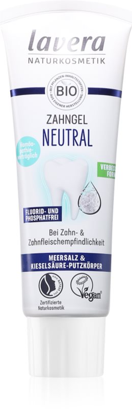Lavera Neutral pastă de dinți cu textura de gel 75 ml